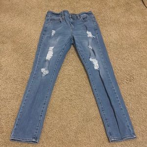 Aéropostale High rise ripped jeans